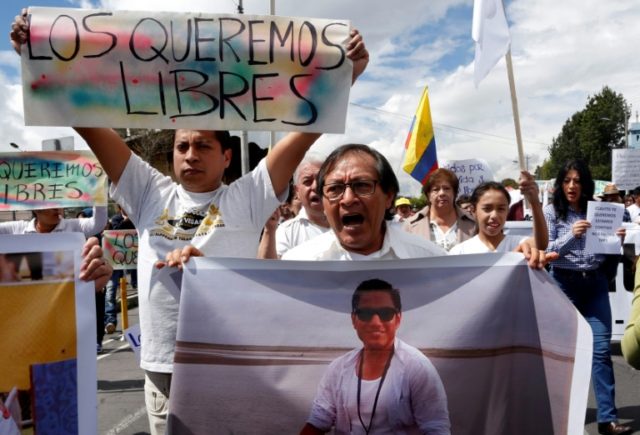Ecuador's Moreno returns home after report says abducted journalists dead