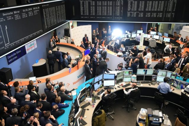 Stock markets rise as Syria, trade fears subside