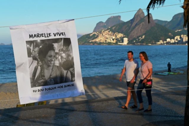 A month after her murder, Rio remembers Marielle Franco
