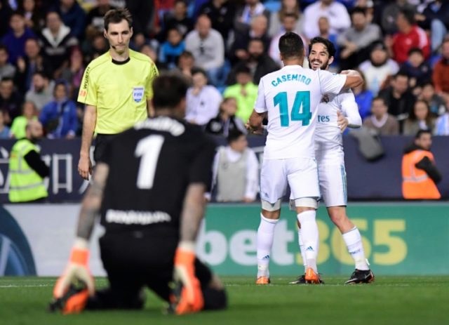 Isco leads Real to Malaga win as Zidane rests Ronaldo and Bale
