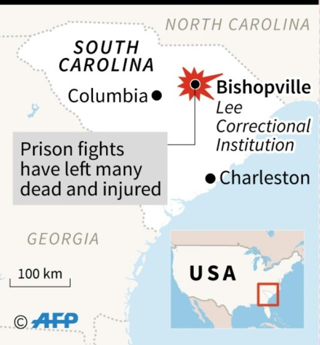 Seven killed, 17 injured in South Carolina prison riot