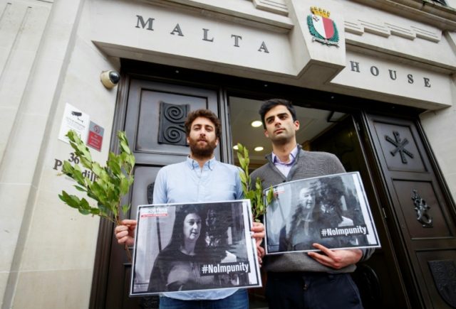 Malta and London mark six months since journalist's murder