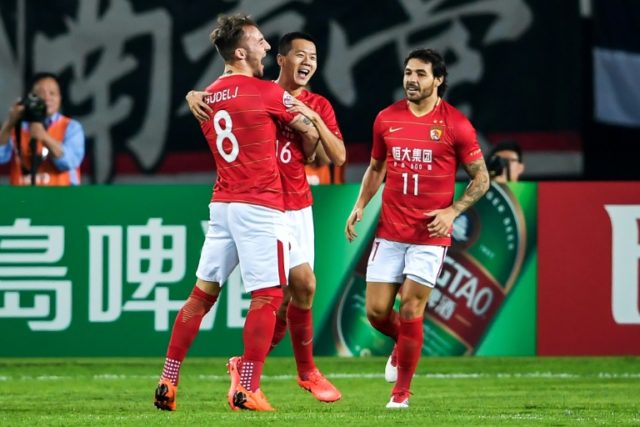 Alan's double puts Cannavaro's Guangzhou into AFC Champions League last 16