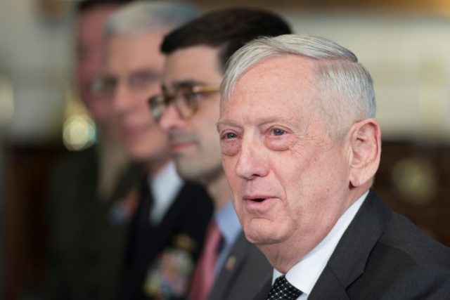 Mattis disputes report he wanted Congress to approve Syria strike