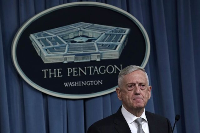 Pentagon denies Mattis wanted congress to approve Syria strike