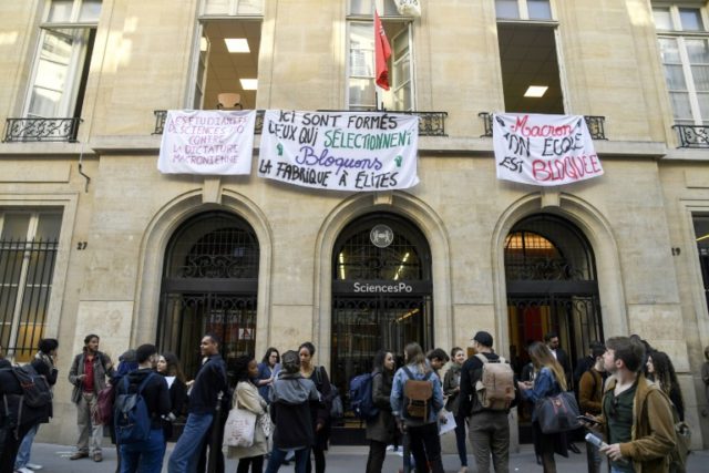 Top French university Sciences Po blocked by students