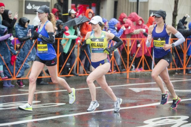 Arizona nurse celebrates after shock second at Boston Marathon