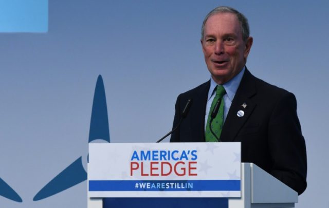 Michael Bloomberg pledges $4.5m to Paris climate deal
