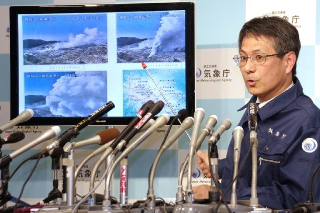 No-go warning as Japan volcano erupts for first time in 250 years