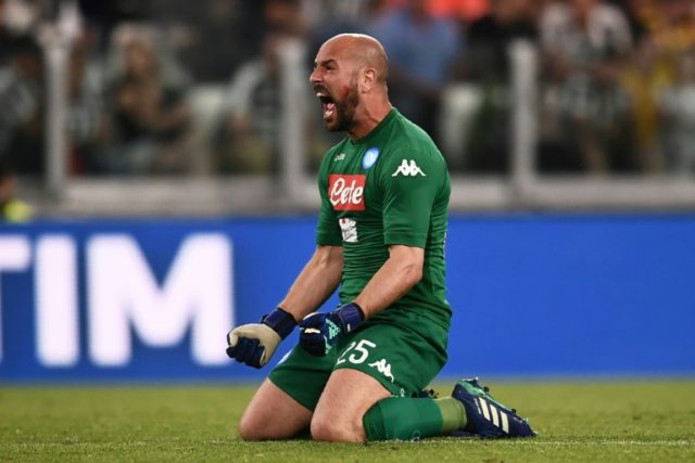 Napoli's Reina set to face old Liverpool team-mates