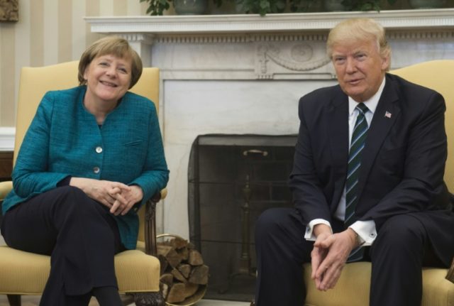 Merkel heads for tough Trump talks on trade, Iran nuclear deal