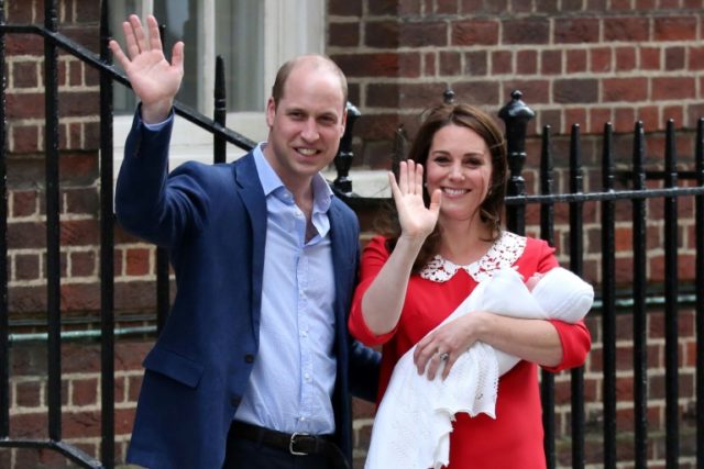Prince William and Kate name baby son Louis Arthur Charles