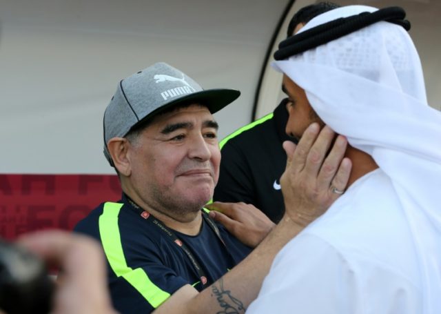 Maradona quits as coach of second division UAE team - lawyer