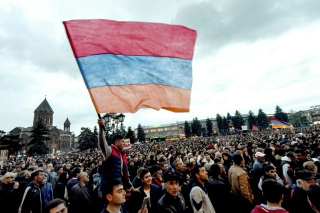 Armenia opposition stages show of force ahead of PM vote