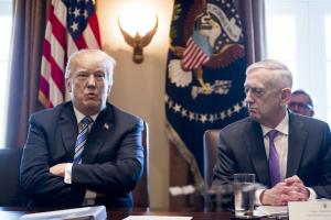 Trump, Mattis not ruling out military action against Syria