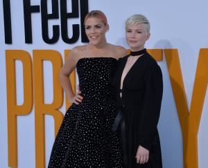 Michelle Williams, Busy Philipps attend 'I Feel Pretty' premiere