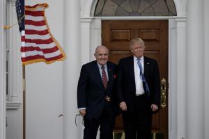 Giuliani joins Trump's legal team