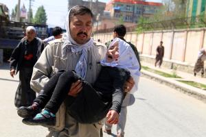 Suicide bombing kills at least 57 at Kabul voter ID site