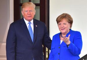 Watch live: Trump, Germany's Merkel hold joint news conference
