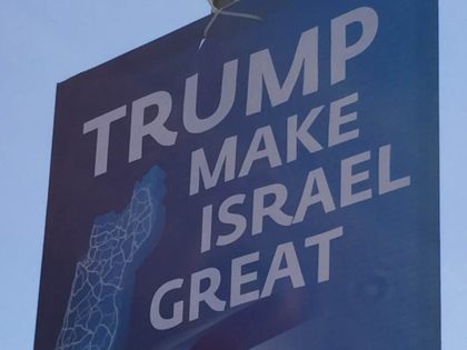 Trump Israel great (Joel Pollak / Breitbart News)