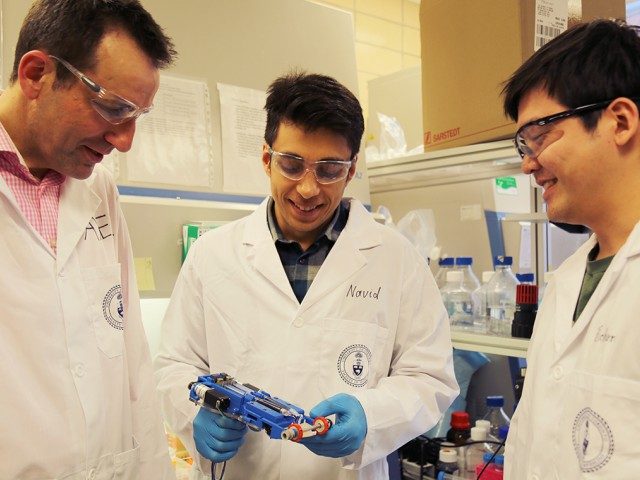 University of Toronto researchers have created a 3D skin printer to help wounds heal