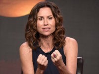 Minnie Driver participates in the "Speechless" panel during the Disney/ABC Television Critics Association summer press tour on Thursday, Aug. 4, 2016, in Beverly Hills, Calif. (Photo by Richard Shotwell/Invision/AP)