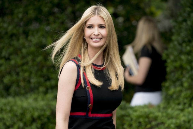 Ivanka Trump, the daughter of President Donald Trump, arrives for White House Sports and F