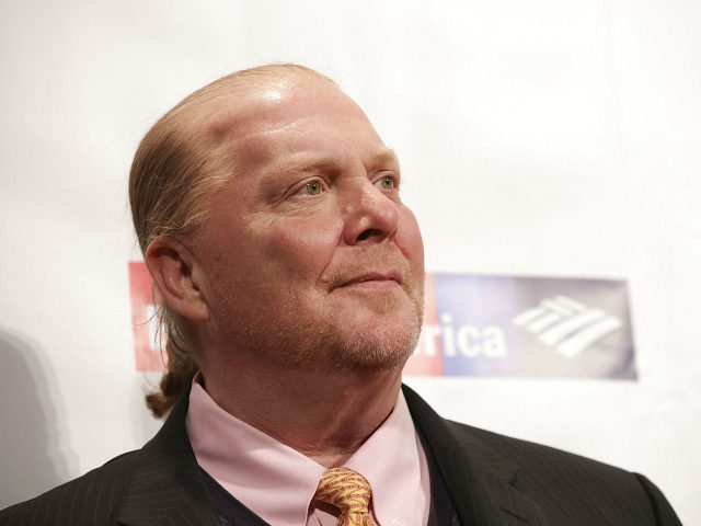 Chef Mario Batali attends the Food Bank for New York City Can-Do Awards at Cipriani Wall Street on Wednesday, April 19, 2017, in New York. (Photo by Brent N. Clarke/Invision/AP)