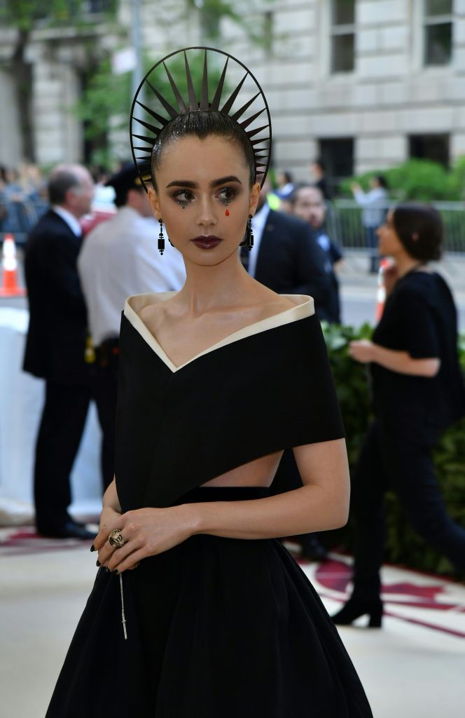 Lily Collins at the 2018 Met Gala.