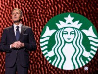 SEATTLE, WA - MARCH 22: CEO Howard Schultz pauses while speaking during the Starbucks annual meeting of shareholders on March 22, 2017 in Seattle, Washington. The 25th annual meeting will be the last for Schultz as CEO. (Photo by Stephen Brashear/Getty Images)