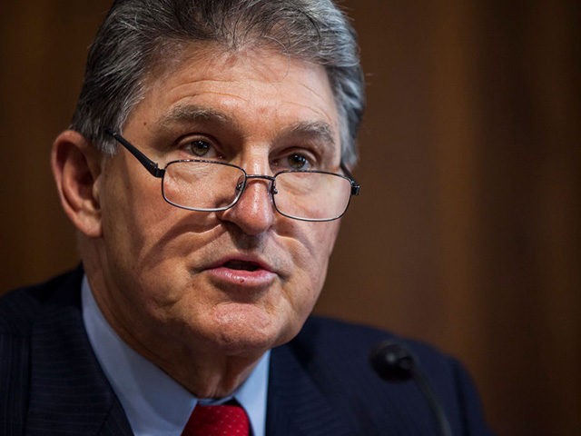 WASHINGTON, DC - MARCH 28: Sen. Joe Manchin (D-WV) speaks during a Senate Energy Subcommittee hearing discussing cybersecurity threats to the U.S. electrical grid and technology advancements to maximize such threats on Capitol Hill on March 28, 2017 in Washington, D.C. (Photo by Zach Gibson/Getty Images)
