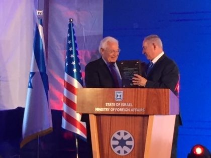 PM Netanyahu Thanks Amb. Friedman (Joel Pollak / Breitbart News)