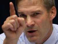 Jim-Jordan-points-up-getty WASHINGTON, DC - JULY 09: U.S. Rep. Jim Jordan (R-OH) speaks during a hearing before the Government Operations Subcommittee of the House Oversight and Government Reform Committee July 9, 2014 on Capitol Hill in Washington, DC. The subcommittee held a hearing on "Examining Solutions to Close the $106 Billion Improper …