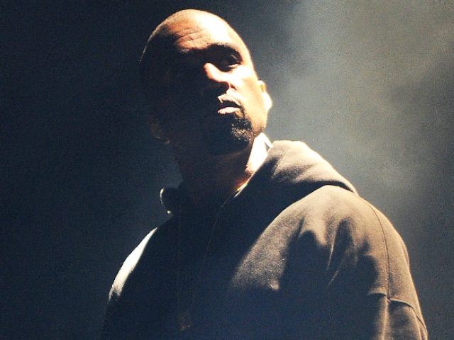 February 12, 2015 New York ,New York, United States Kanye West fills the streets of the Flatiron District in Manhattan to perform his concert. Many streets were closed but the event went on with out incident.