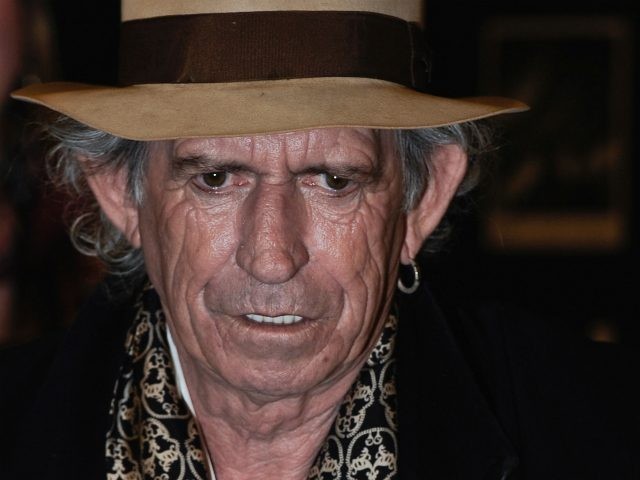 Keith Richards signs copies of his autobiography 'Life' at Waterstone's Boo