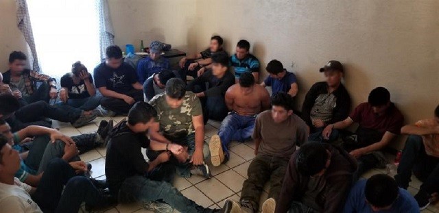Laredo Sector Border Patrol agents find 36 illegal immigrants packed in a stash house on Laredo's south side. (Photo: U.S. Border Patrol)