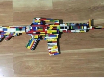 Legos toy rifle