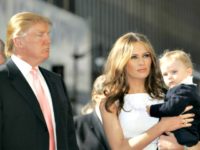Melania and Baby Jean Baptiste LacroixGetty Melania and Baby