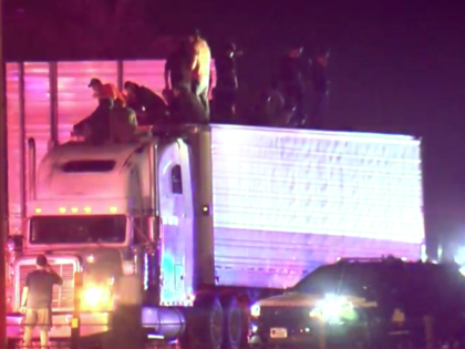 Migrants on 18-wheeler