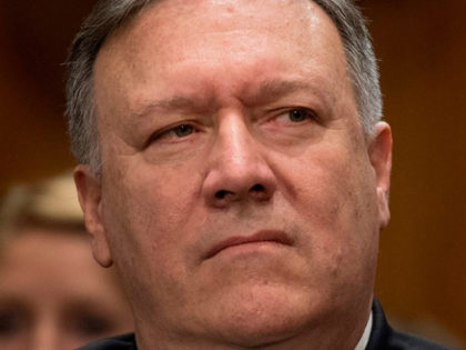 Former CIA director Mike Pompeo won Senate support in a vote Thursday to be secretary of state