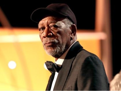 Honoree Morgan Freeman accepts the Life Achievement Award onstage during the 24th Annual Screen Actors Guild Awards at The Shrine Auditorium on January 21, 2018 in Los Angeles, California. 27522_010 (Photo by Christopher Polk/Getty Images for Turner)