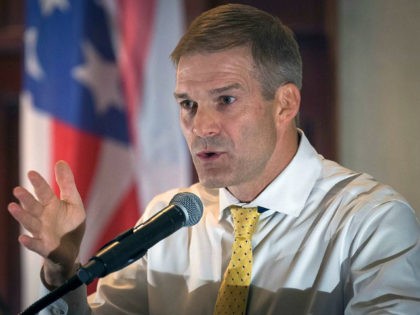 Rep. Jim Jordan, R-Ohio, speaks to supporters gathered at The Champions of Liberty Rally i