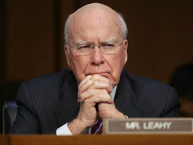 WASHINGTON, DC - MAY 08: Senate Judiciary Committee ranking member Sen. Patrick Leahy (D-VT) listens to witnesses during a subcommittee hearing on Russian interference in the 2016 election in the Hart Senate Office Building on Capitol Hill May 8, 2017 in Washington, DC. Former acting Attorney General Sally Yates testified …