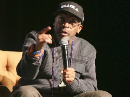 Director Spike Lee speaks onstage at the '4 Little Girls' screening and Q&A