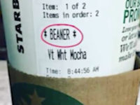 Starbucks-beaner-cup-racism-screenshot Starbucks once again in the middle of racism accusations after a racial slur, "Beaner," was printed on a customer's cup.