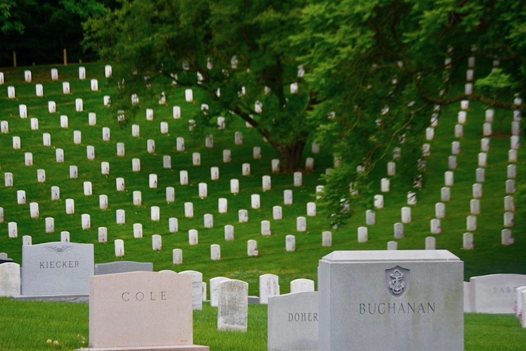 The sea of graves is a stunning view inside Arlington National Cemetery (Penny Starr/Breitbart News).