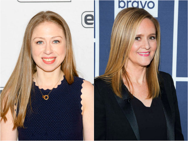 Chelsea Clinton and Samantha Bee