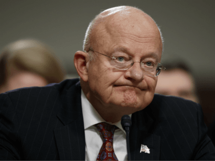 Director of National Intelligence James Clapper testifies on Capitol Hill in Washington, Thursday, Jan. 5, 2017, before the Senate Armed Services Committee hearing: "Foreign Cyber Threats to the United States." (AP Photo/Evan Vucci)