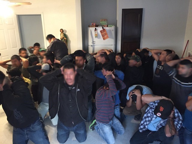Laredo Sector agents find 36 migrants in a cartel-connected human smuggling stash house. (Photo: U.S. Border Patrol/Laredo Sector)