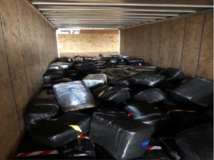 Marijuana load seized at Laredo Port of Entry. (Photo: U.S. Border Patrol/Laredo Sector)